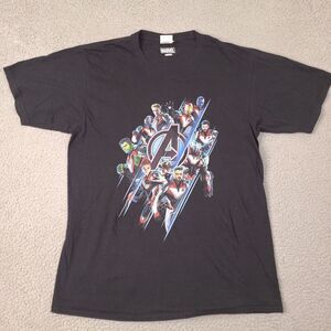 Marvel Comics T-Shirt‎ Mens Medium Black Avengers Port & Co